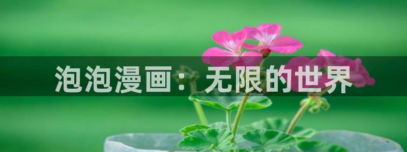 虫虫漫画网下拉式漫画星球：泡泡漫画：无限的世界